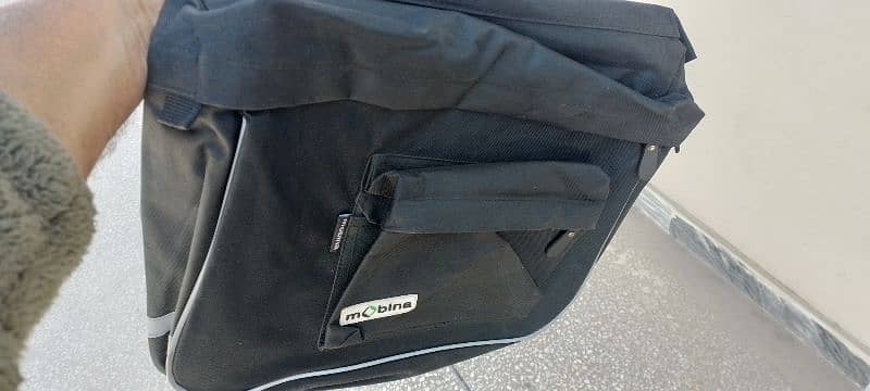 Imported motor bike saddle bag. 3