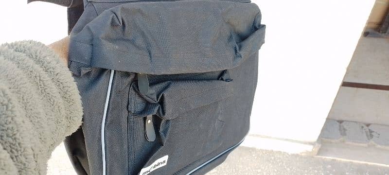 Imported motor bike saddle bag. 4