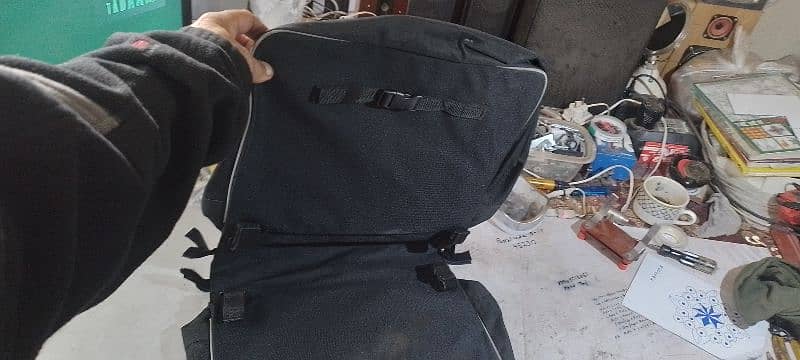 Imported motor bike saddle bag. 6