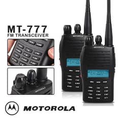 Motorola MT777 Two way radio walkie talkie handheld UHF-VHF Supported