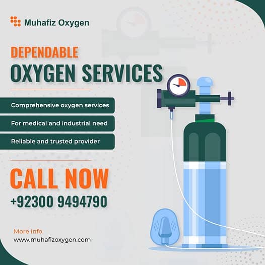 Muhafiz Oxygen Cylinders, Refills, and Rentals in Lahore, PK 0