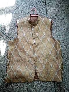 Raw Silk Mens Wasicoat For Sale (Brand New)