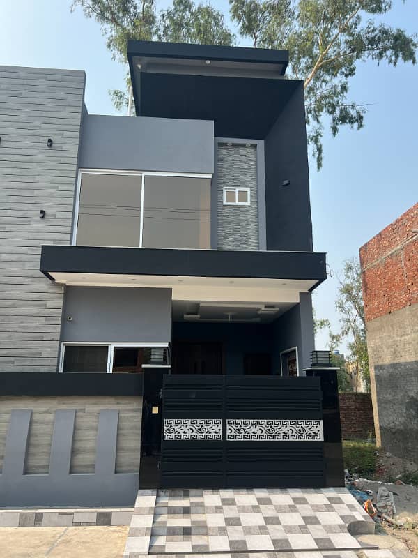 3.25 marla brand new modern style house for sale, AL Hafeez garden phase 5 canal road Lahore 0