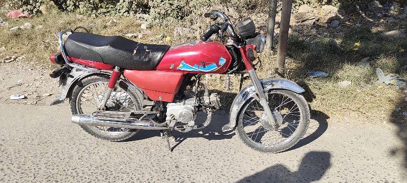 HONDA CD 70 ATTOCK  NO 0