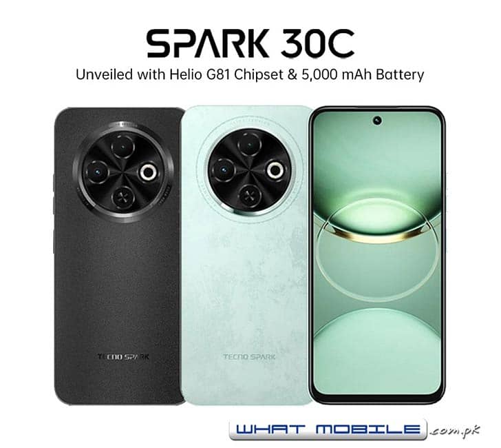 Tecno Spark 30C (New Open Box) Complete 13 months warranty 0