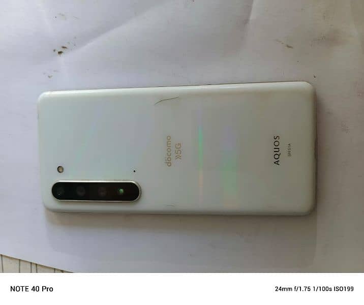 aquos R5G sale urgent condition 10of8 Ram 12GB RoM 256GB non PTA 2