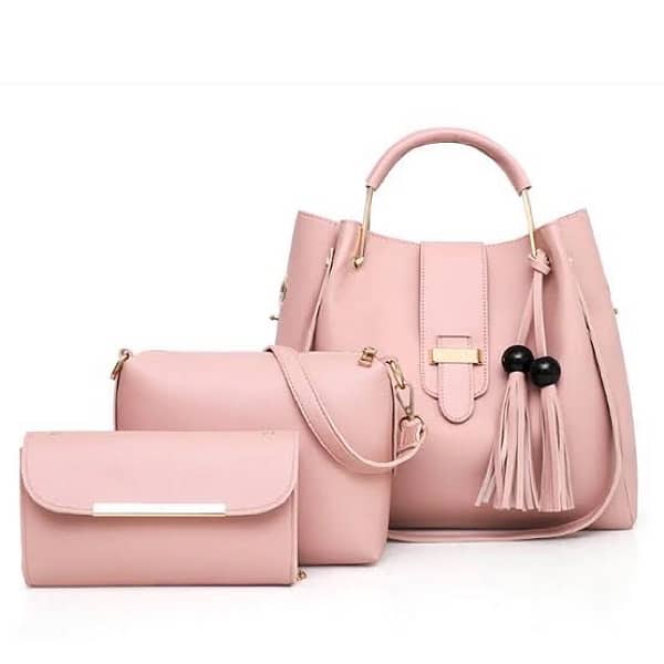 Handbags / Ladies Bags / Office Wear Bags / 3pc Ladies Bags 3