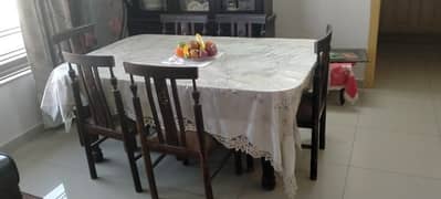 Diyar dinning Table with 6chairs