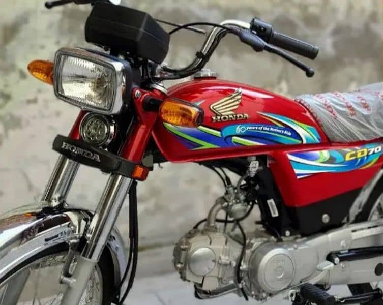 Honda cd 70 2024 ( new bike) 5