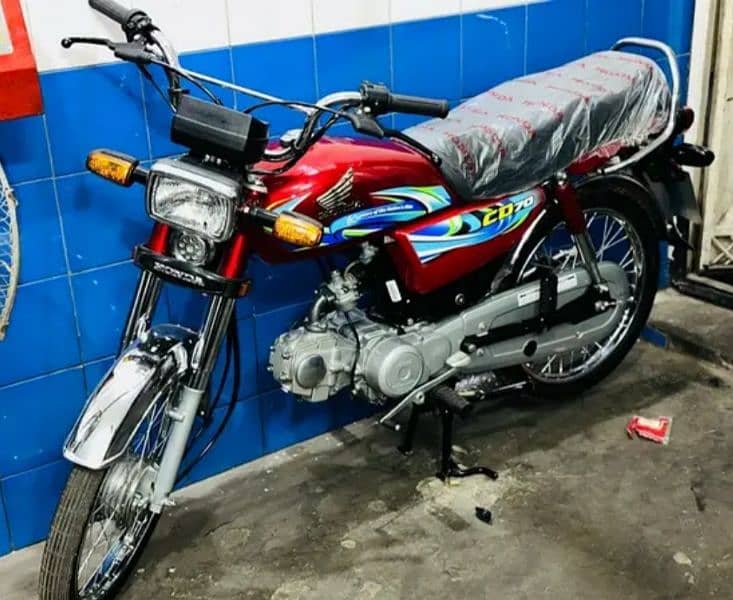 Honda cd 70 2024 ( new bike) 6