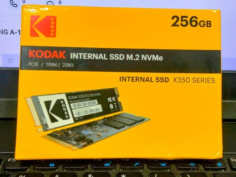 Kodak SSD NVME M2 / M. 2 256GB Drive Solid Hard 2280 M. 2 PCIe 3.0 Disk 0