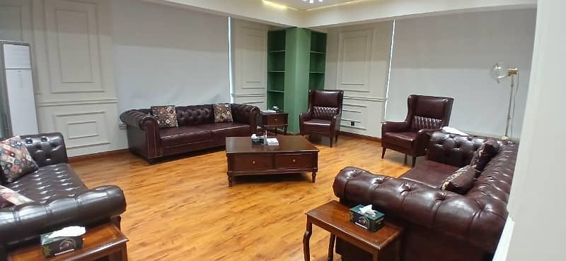 Fully Furnished Office 6000sqft Space Parking,Tiles, Lift Installed, Ceiling Installed 5