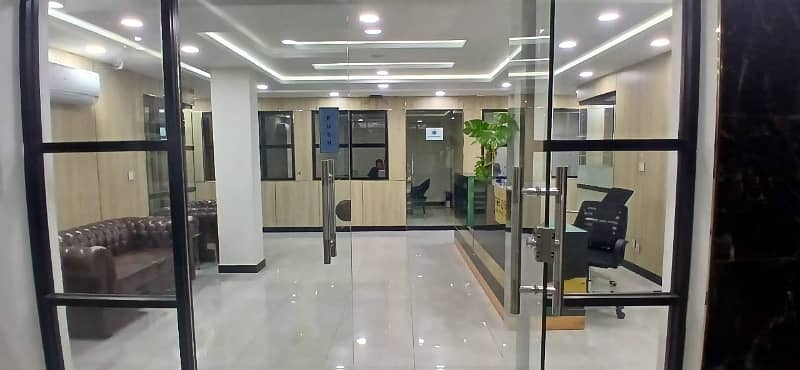 Fully Furnished Office 6000sqft Space Parking,Tiles, Lift Installed, Ceiling Installed 20