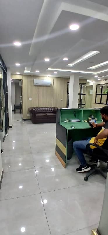 Fully Furnished Office 6000sqft Space Parking,Tiles, Lift Installed, Ceiling Installed 22