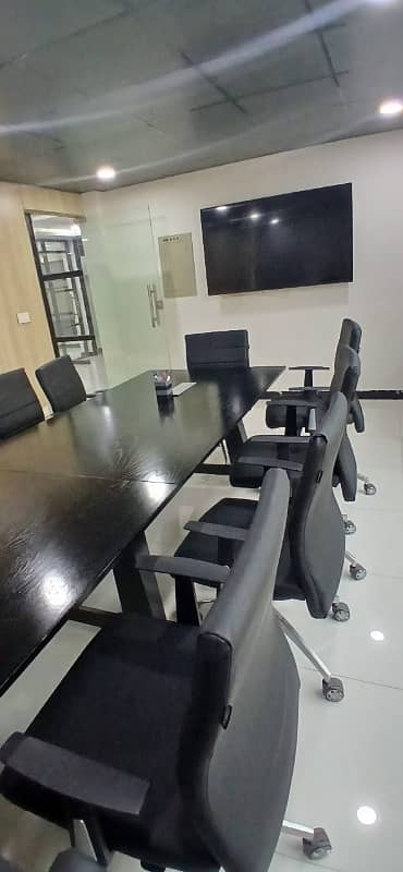 Fully Furnished Office 6000sqft Space Parking,Tiles, Lift Installed, Ceiling Installed 24