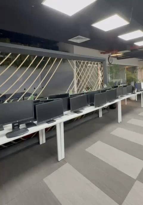 PC Marketing offers! Ready to Move 5,200 Sqft Fully Furnished Office Parking Space, Tiles, AC, Ceiling installed 14