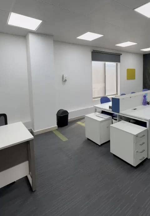 PC Marketing offers! Ready to Move 5,200 Sqft Fully Furnished Office Parking Space, Tiles, AC, Ceiling installed 21