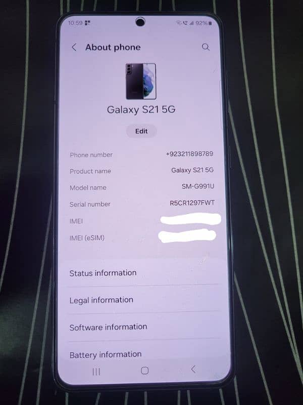 Samsung Galaxy S21 5G PTA 13