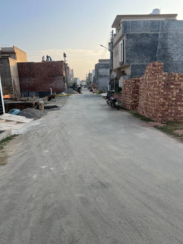 3 marla plot for sale, AL hafeez garden phase 5 canal road Lahore 1