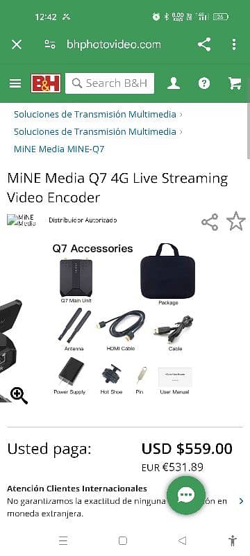 Mine Q7 YouTube Live Encoder Live Device 2