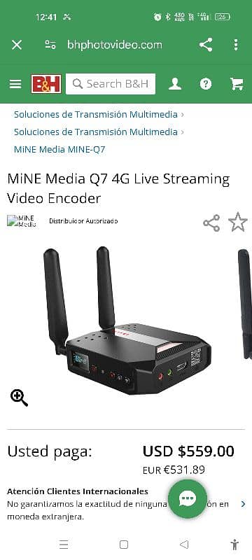 Mine Q7 YouTube Live Encoder Live Device 3