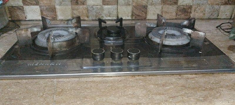 Steel hob 3 burner 3