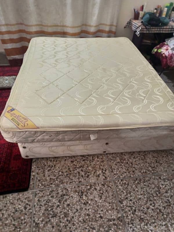 spring mattress with bed for sale 1