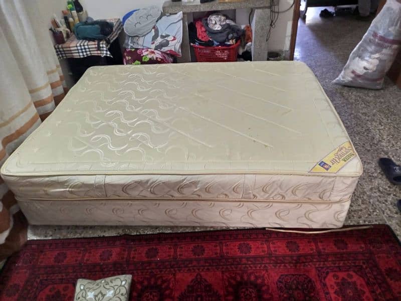 spring mattress with bed for sale 4