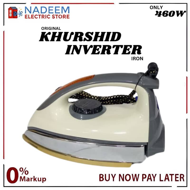 Khurshid Inverter Iron  KF -999  ( Only 460 watt ) 1