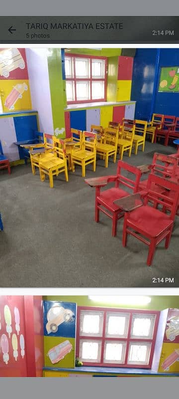 Used Schools Chair Pre Primary Classes 1