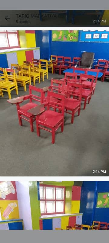 Used Schools Chair Pre Primary Classes 2