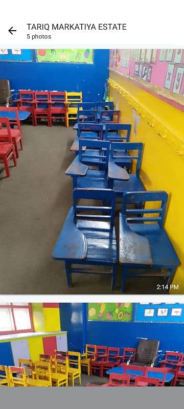 Used Schools Chair Pre Primary Classes 3