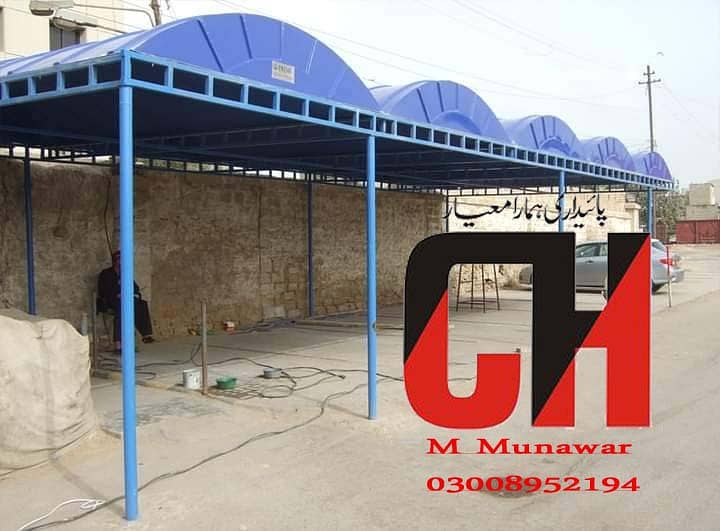 car parking shades/PVC Tensile Fiber/Tensile Shade/Canopies/green net 2