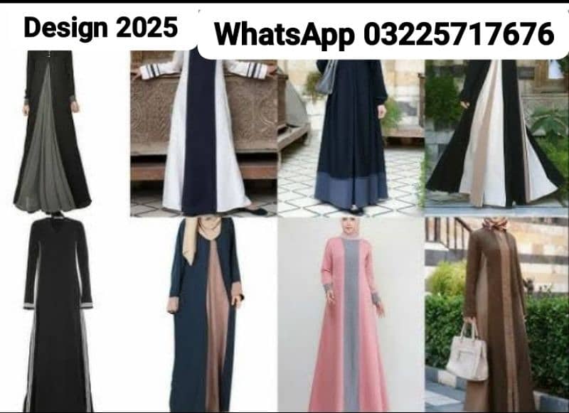 Hijabs Abayas Female Burkha House Woman House Burkha Design 2025 new 0