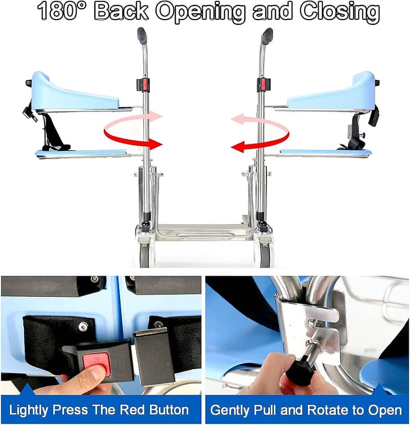 All In One Hydraulic Wheelchair Lift for Senior Patients 4