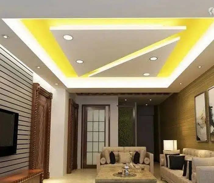 false Ceiling/Roof Ceiling/Gypsum Ceiling/Plastir of paris ceiling 1