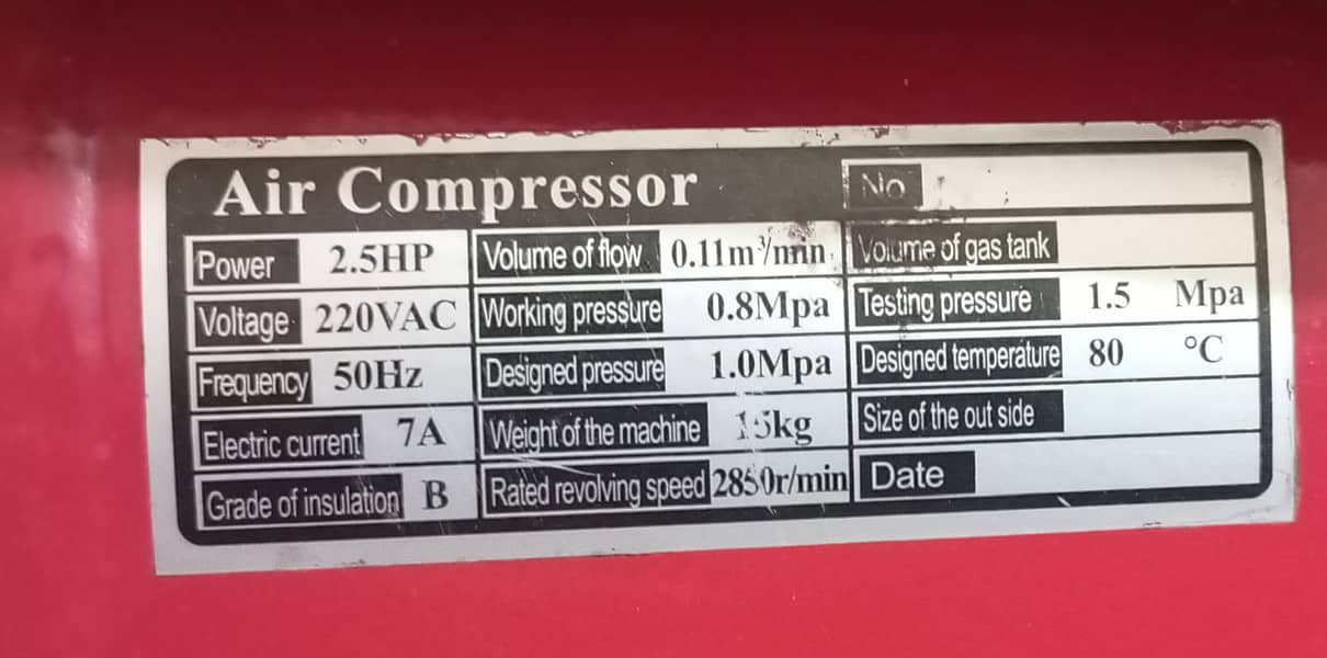 Air Compressor 1