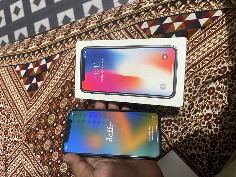 iphone x 256gb pta approved with box 10/9 7