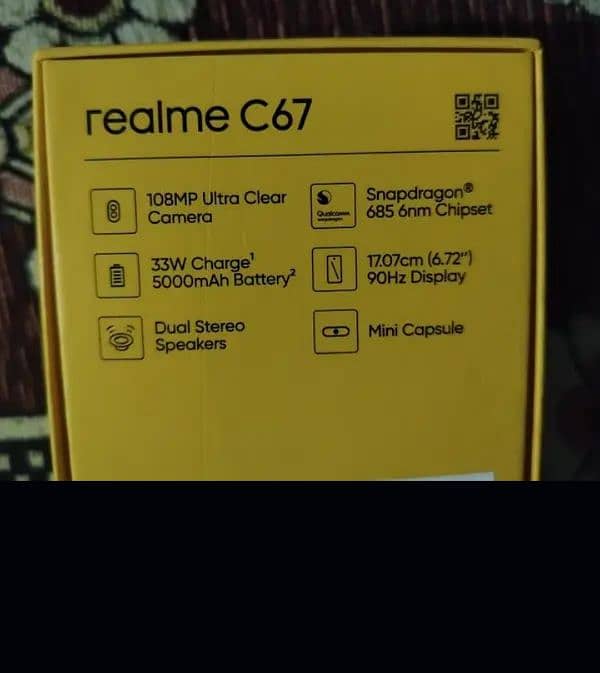 Realme C67 8/128 GB 108MP camera lush condition 03164291046 i 4