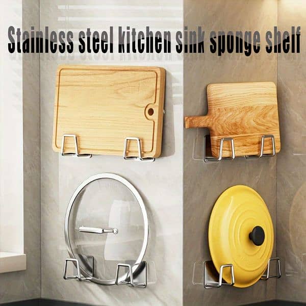 stainless steel kitchen sink sponge holder 4