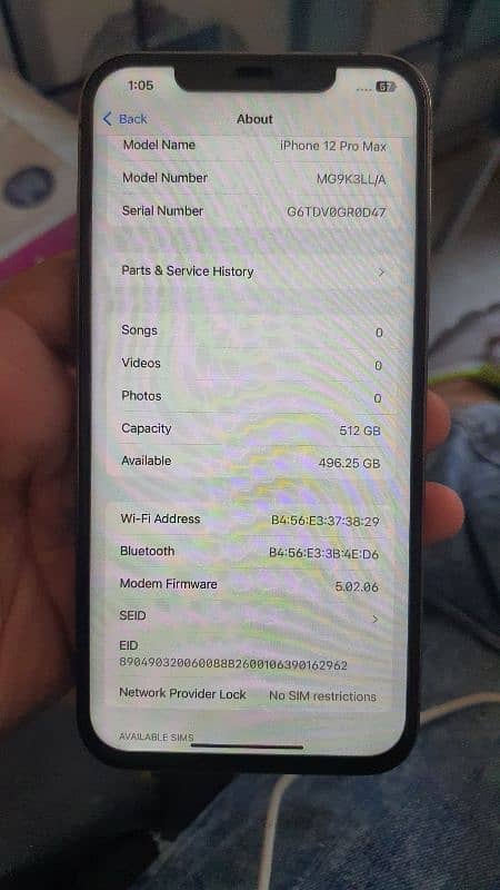 iphone 12 pro max 512Gb 5