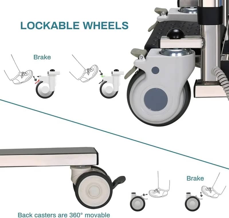 All In One Hydraulic Wheelchair Lift for Senior Patients 8