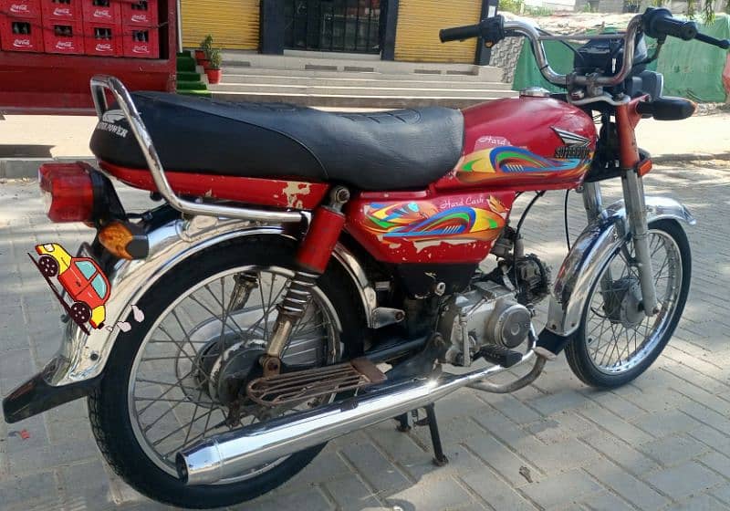 super power red colour model 2022 70cc bike for sale #0334-3031924# 1