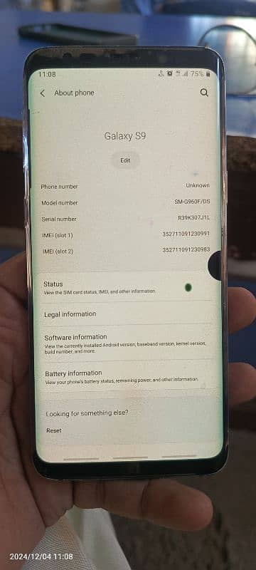 Samsung Galaxy S 9 Dual Sim. 64GB Edge Screen 4