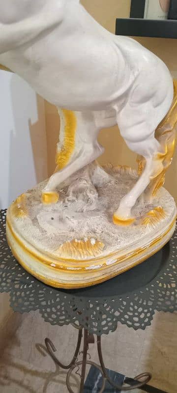 home decoration piece (white horse) 3