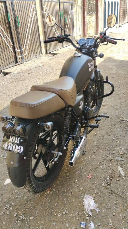 Modified Ravi piaggio 125 Royal enfield 6