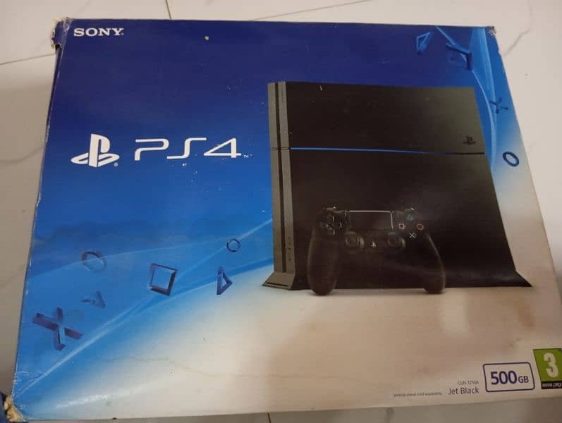 PS4 500Gb with 3 games and 1 controller 1