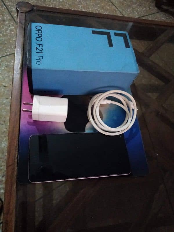 Oppo F21 Pro With box charger Dual Official Approved 0