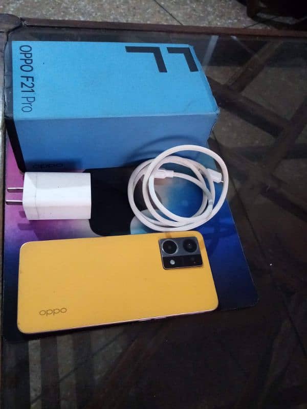 Oppo F21 Pro With box charger Dual Official Approved 1