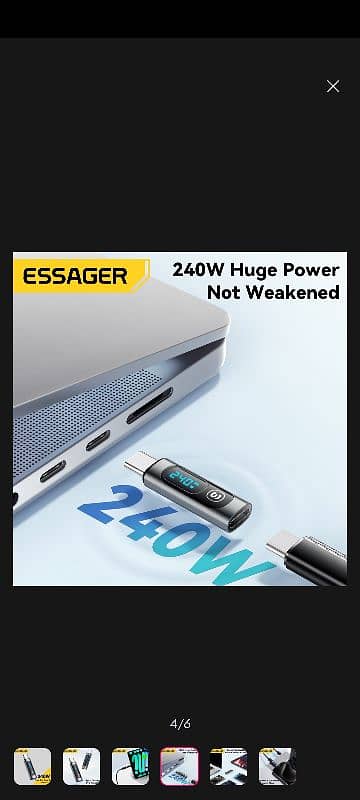 Essager 240W USB C Adapter c 6